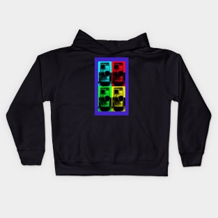 Pop Art Vintage Camera Kids Hoodie